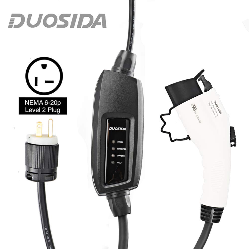 110v or 220v Level 1 & Level 2 EVSE Car Charger Comes w/ Two Adapters